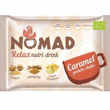 Bautura instant Relax caramel NutriDrink plic eco 24g - NOMAD