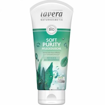 Gel dus alge menta Soft Purity 200ml - LAVERA