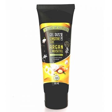 Gel dus crema argan musetel miere Sensitive Skin 100ml - MANICOS