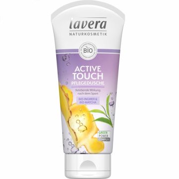 Gel dus revigorant dupa sport ghimbir matcha Active Touch 200ml - LAVERA