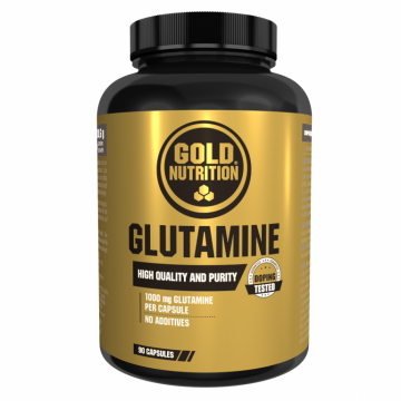 Glutamina 1000mg 90cps - GOLD NUTRITION