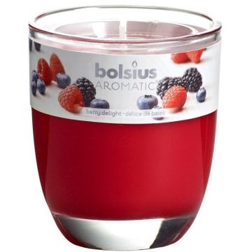 Lumanare parfumata pahar 23h fructe padure 290g - BOLSIUS