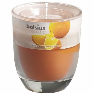 Lumanare parfumata pahar 23h orange 290g - BOLSIUS