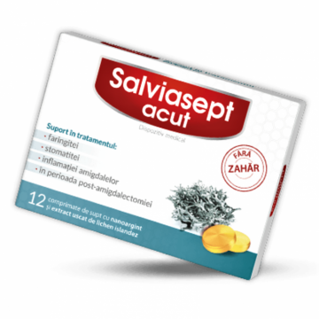 Salviasept acut fara zahar 24cp - NATUR PRODUKT