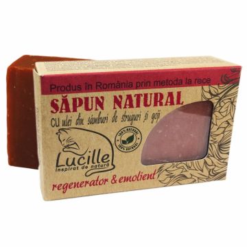 Sapun natural ulei samburi struguri goji Lucille 90g - BLISS HERBAL