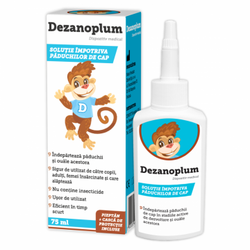 Solutie par impotriva paduchilor Dezanoplum 75ml - NATUR PRODUKT