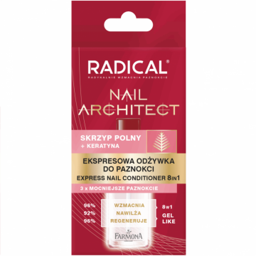 Tratament rapid 8in1 unghii Radical 12ml - FARMONA