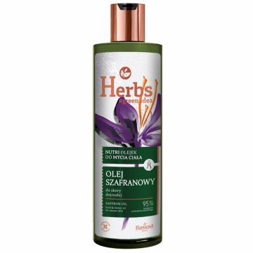 Ulei baie dus piele matura ulei sofran Herbs 400ml - FARMONA