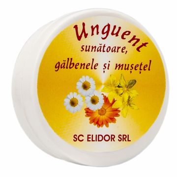 Unguent sunatoare galbenele musetel 50g - ELIDOR