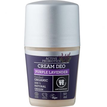 Deodorant roll on crema lavanda probiotice 50ml - URTEKRAM