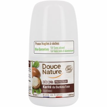 Deodorant roll on protector unt shea piele fragila uscata 50ml - DOUCE NATURE