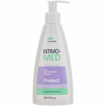 Gel igiena intima delicat hidratant antibacterian Protect IntimoMed 200ml - ELFA PHARM