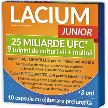 Lacium 25 miliarde UFC junior +3ani 10cps - NATUR PRODUKT