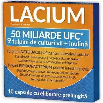 Lacium 50 miliarde UFC 10cps - NATUR PRODUKT