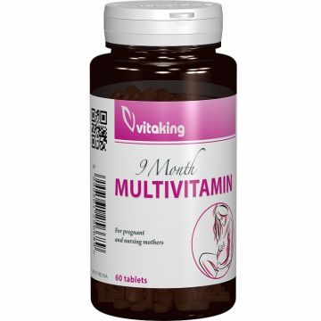 Multivitamine minerale gravide 60cp - VITAKING