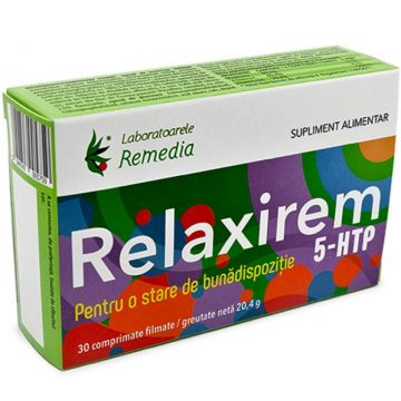 Relaxirem 5 HTP 30cp - REMEDIA