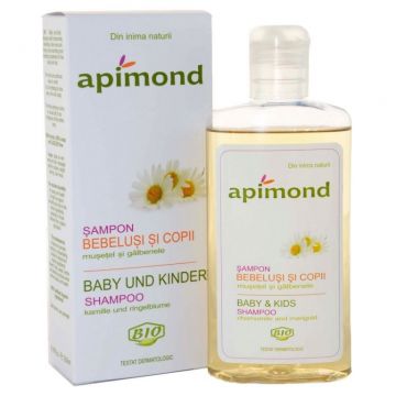 Sampon musetel galbenele copii bio 300ml - APIMOND Sampon musetel galbenele copii bio 300ml - APIMOND