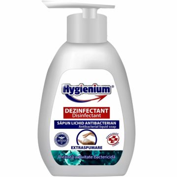 Sapun lichid maini dezinfectant extraspumare 250ml - HYGIENIUM