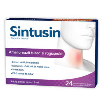 Sintusin adulti fara zahar 24cp - NATUR PRODUKT