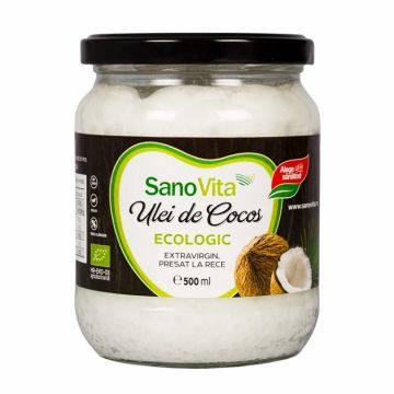 Ulei cocos extravirgin eco 500ml - SANOVITA
