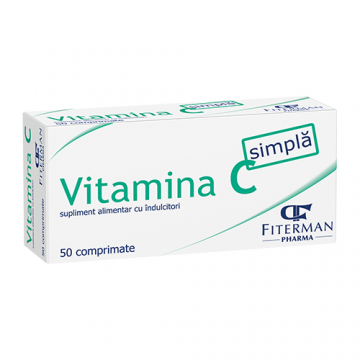 Vitamina C simpla 40cp - FITERMAN