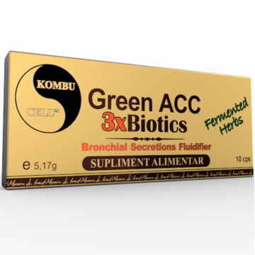 Green ACC 3xbiotics 10cps - KOMBUCELL