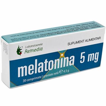 Melatonina 5mg 30cp - REMEDIA