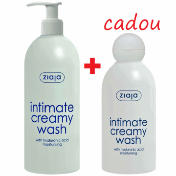 Oferta Intimate Wash Creamy {acid hialuronic 500ml+200ml] 2b - ZIAJA