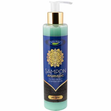 Sampon ioni aur lamaie verde par gras 185ml - INDIAN HERBAL