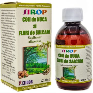 Sirop coji nuca salcam 200ml - ELIDOR