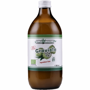 Suc graviola 100% pur bio 500ml - HEALTH NUTRITION