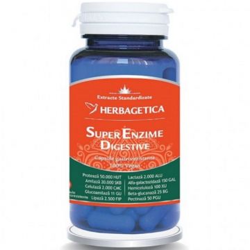Super enzime digestive 10cps - HERBAGETICA