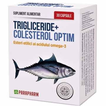 Trigliceride colesterol optim 30cps - PARAPHARM