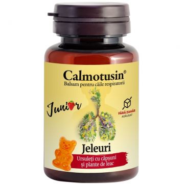 CalmoTusin Junior jeleuri ursuleti gust capsuni fara zahar 20j - DACIA PLANT