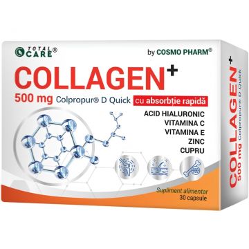 Collagen+ 500mg Colpropur D Quick 30cps - TOTAL CARE