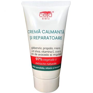 Crema calmanta reparatoare piele sensibila iritata inrosita 50ml - CETA SIBIU