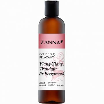 Gel dus relaxant ylang ylang bergamota 250ml - ZANNA