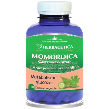 Momordica extract castravete amar 120cps - HERBAGETICA