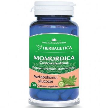 Momordica extract castravete amar 30cps - HERBAGETICA