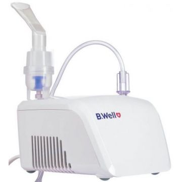 Nebulizator cu compresor pentru copii si adulti Basic PRO-110, 1 bucata, B.Well