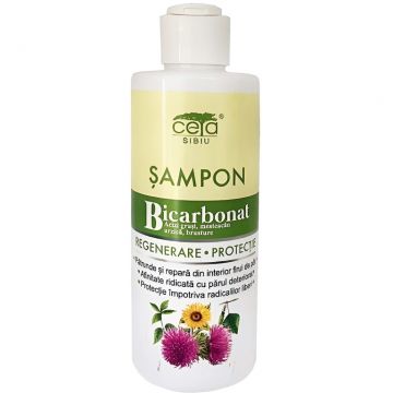 Sampon bicarbonat urzica mesteacan brusture Regenerare Protectie 200ml - CETA SIBIU