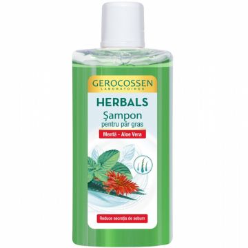 Sampon par gras menta aloe vera Herbals 300ml - GEROCOSSEN