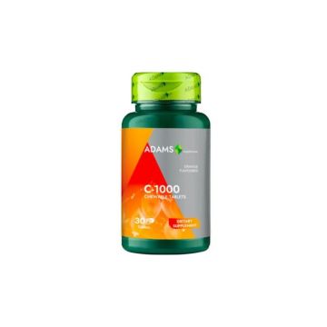 Vitamina C 1000, 30 tablete, Adams