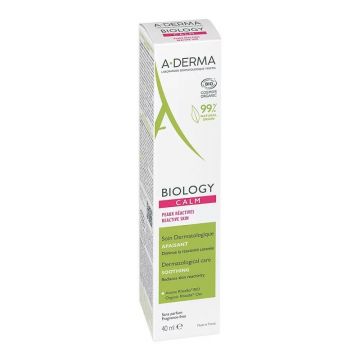 A-Derma Biology Calm Crema calmanta pentru piele reactiva 40 ml