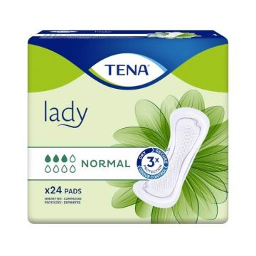 Absorbante Lady Normal, 24 bucati, Tena