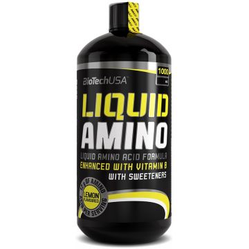 Amino Liquid Nitron cu aroma de lamaie, 1000 ml, Biotech USA