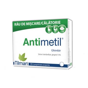 Antimetil, 30 comprimate, Tilman