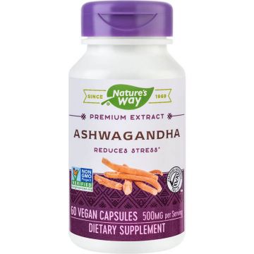Ashwagandha SE 500mg Nature's Way, 60 capsule, Secom