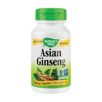 Asian Ginseng 560 mg Nature's Way, 50 capsule, Secom