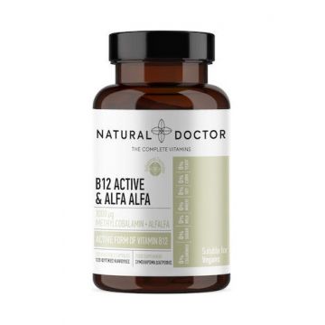 B-12 Complex Active & Alfa Alfa, 120 capsule, Natural Doctor